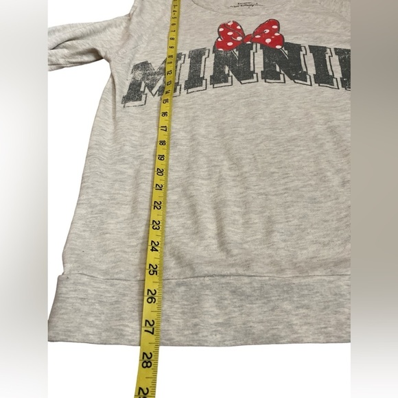 Disneyland Minnie Mouse 91% cotton 9% poly sweatshirt long sleeve medium - Picture 5 of 7